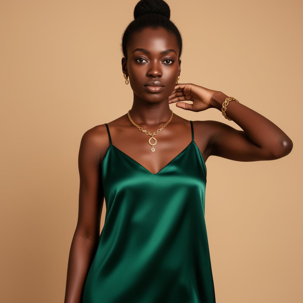 Slip Dress Émeraude